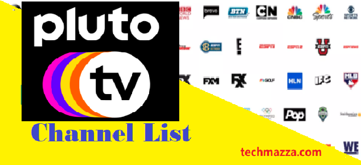 Pluto TV Channel Line up [2023]